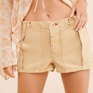 Free People all yours micro Shorts in neutral size 8